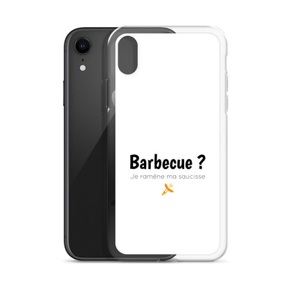 Coque iPhone Barbecue je ramène ma saucisse - Sedurro