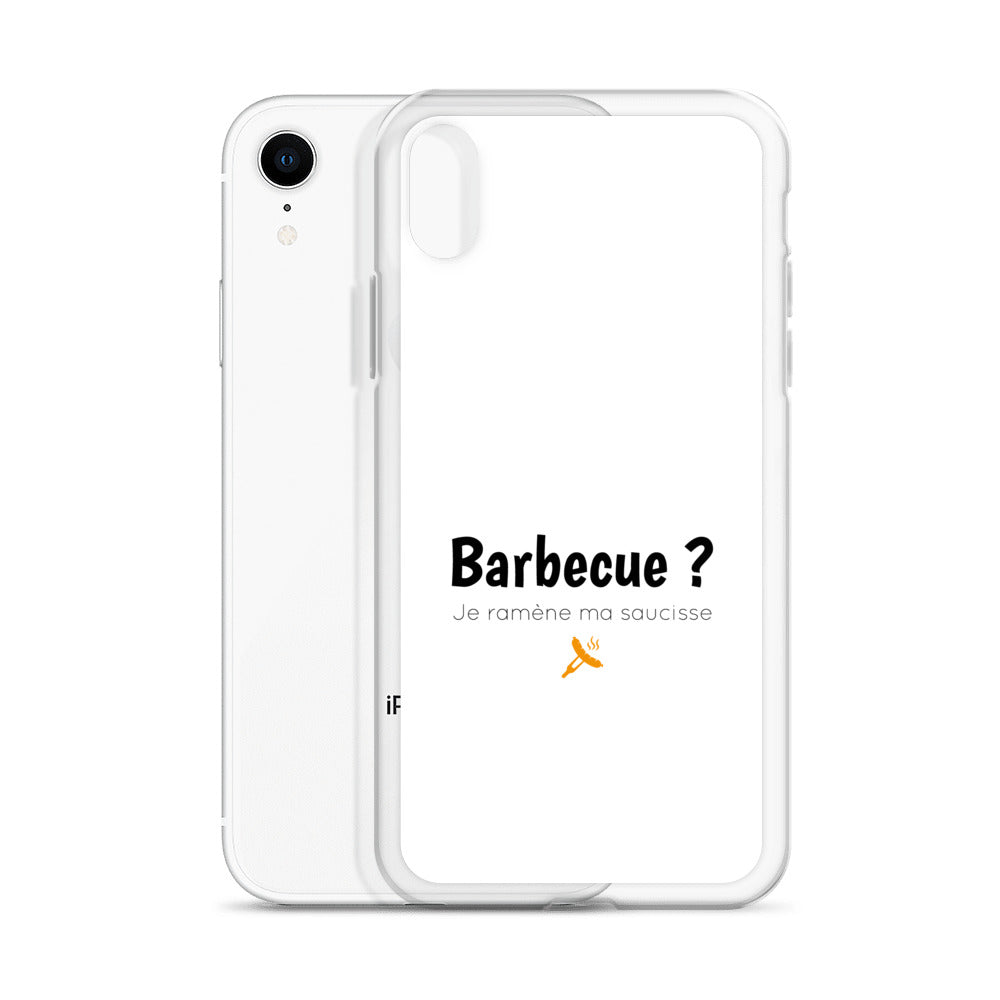 Coque iPhone Barbecue je ramène ma saucisse - Sedurro
