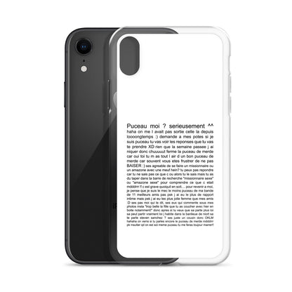 Coque iPhone Puceau moi on me l'avait pas sorti depuis longtemps - Sedurro