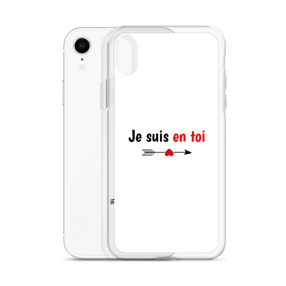 Coque iPhone Je suis en toi flèche cupidon - Sedurro
