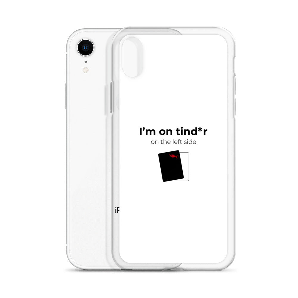 Coque iPhone I'm on tind*r on the left side - Sedurro