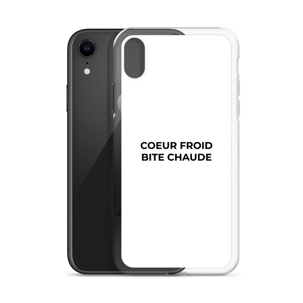 Coque iPhone Cœur froid bite chaude - Sedurro