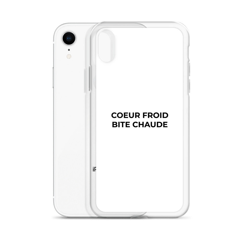 Coque iPhone Cœur froid bite chaude - Sedurro