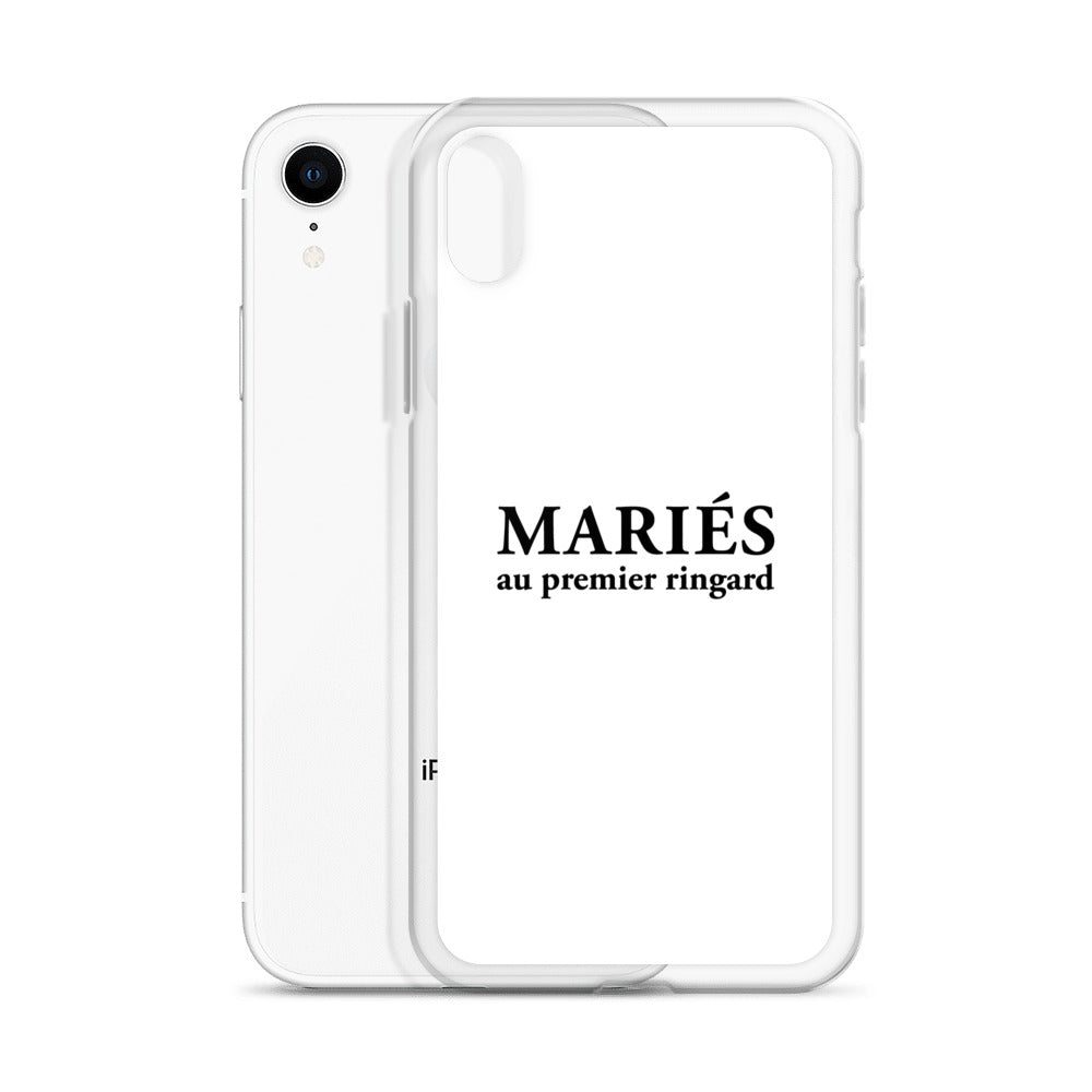 Coque iPhone Mariés au premier ringard - Sedurro