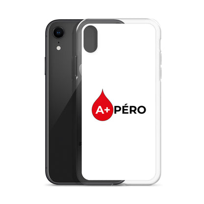 Coque iPhone Apéro groupe sanguin A+ - Sedurro