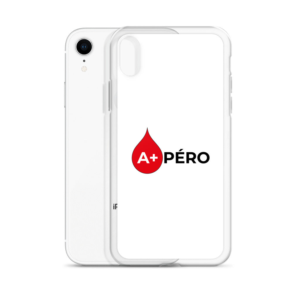 Coque iPhone Apéro groupe sanguin A+ - Sedurro