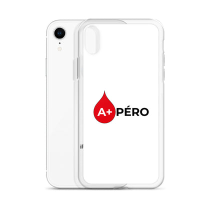 Coque iPhone Apéro groupe sanguin A+ - Sedurro