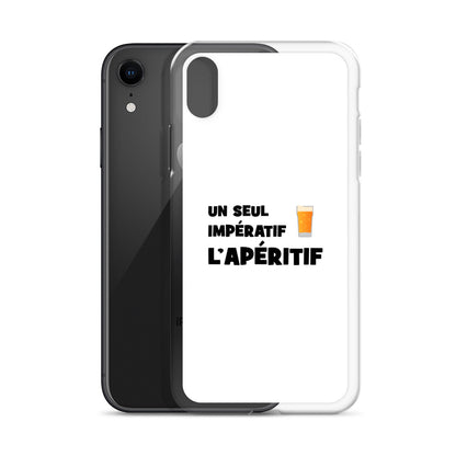 Coque iPhone Un seul impératif L'apéritif - Sedurro