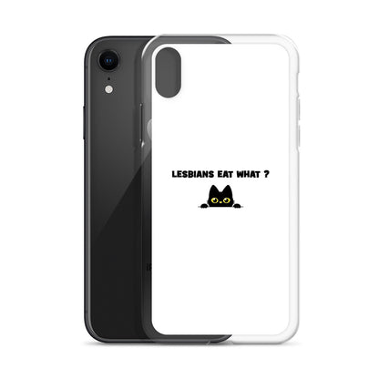 Coque iPhone Cat Lesbians eat what - Sedurro