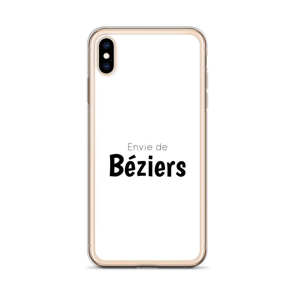 Coque iPhone Envie de Béziers iPhone XS Max - Sedurro