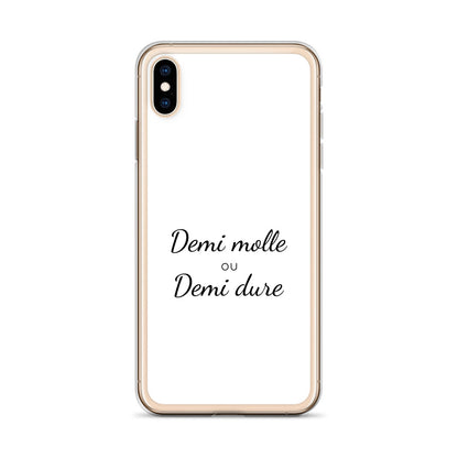 Coque iPhone Demi molle ou demi dure iPhone XS Max - Sedurro