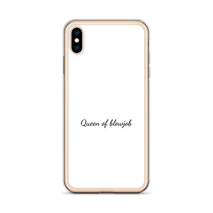 Coque iPhone Queen of blowjob iPhone XS Max - Sedurro