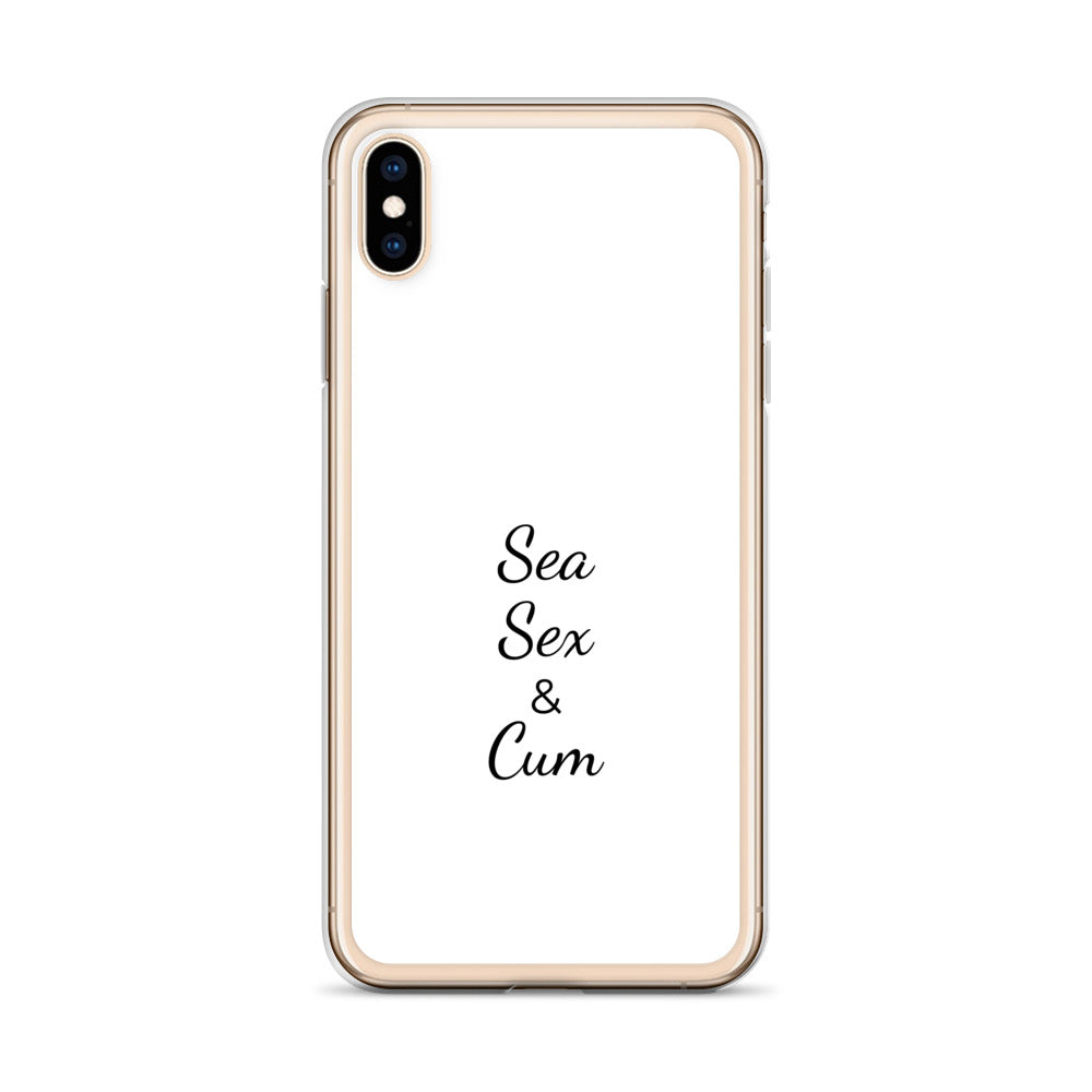 Coque iPhone Sea sex & cum iPhone XS Max - Sedurro