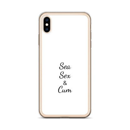 Coque iPhone Sea sex & cum iPhone XS Max - Sedurro