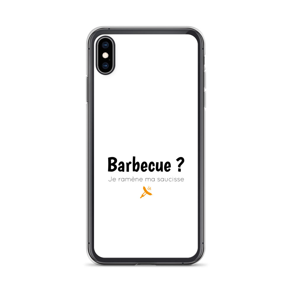 Coque iPhone Barbecue je ramène ma saucisse - Sedurro