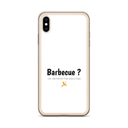 Coque iPhone Barbecue je ramène ma saucisse iPhone XS Max - Sedurro
