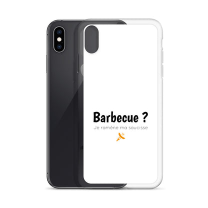 Coque iPhone Barbecue je ramène ma saucisse - Sedurro