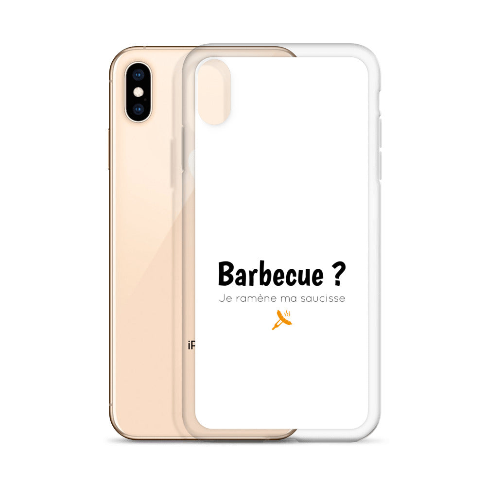 Coque iPhone Barbecue je ramène ma saucisse - Sedurro