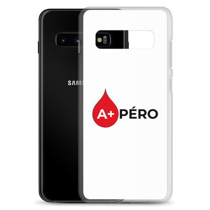 Coque Samsung Apéro groupe sanguin A+ - Sedurro