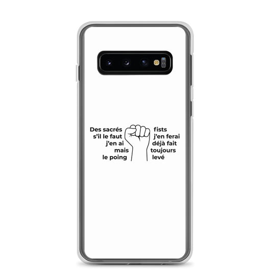 Coque Samsung Paroles des sacrés fists toujours le poing levé - Sedurro