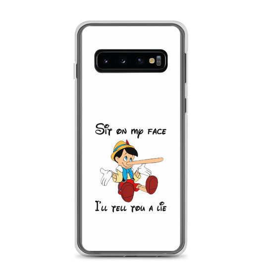Coque Samsung Pinocchio Sit on my face I'll tell you a lie - Sedurro