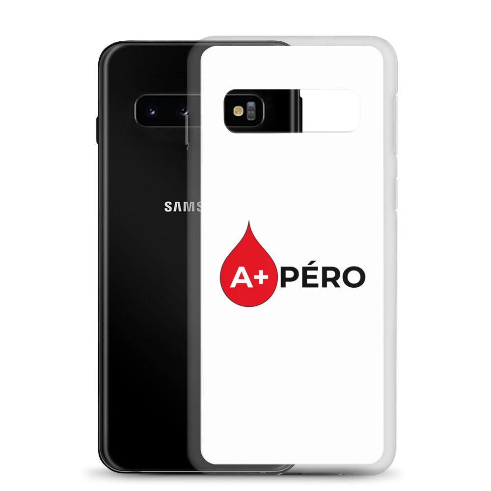 Coque Samsung Apéro groupe sanguin A+ - Sedurro