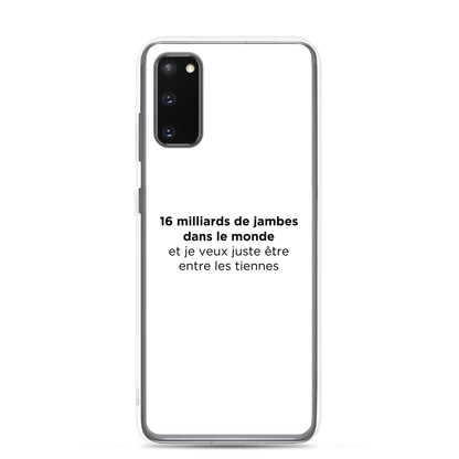 Coque Samsung 16 milliards de jambes dans le monde - Sedurro