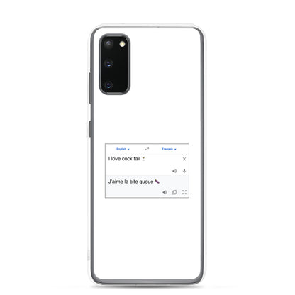 Coque Samsung Traduction cocktail - Sedurro