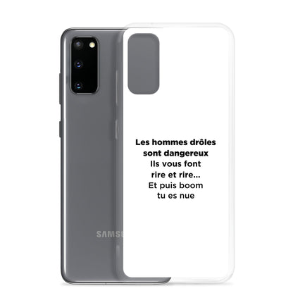 Coque Samsung Les hommes drôles sont dangereux - Sedurro