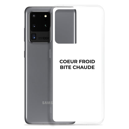 Coque Samsung Cœur froid bite chaude - Sedurro