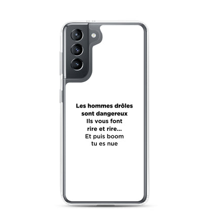 Coque Samsung Les hommes drôles sont dangereux - Sedurro