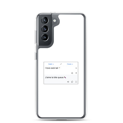 Coque Samsung Traduction cocktail - Sedurro