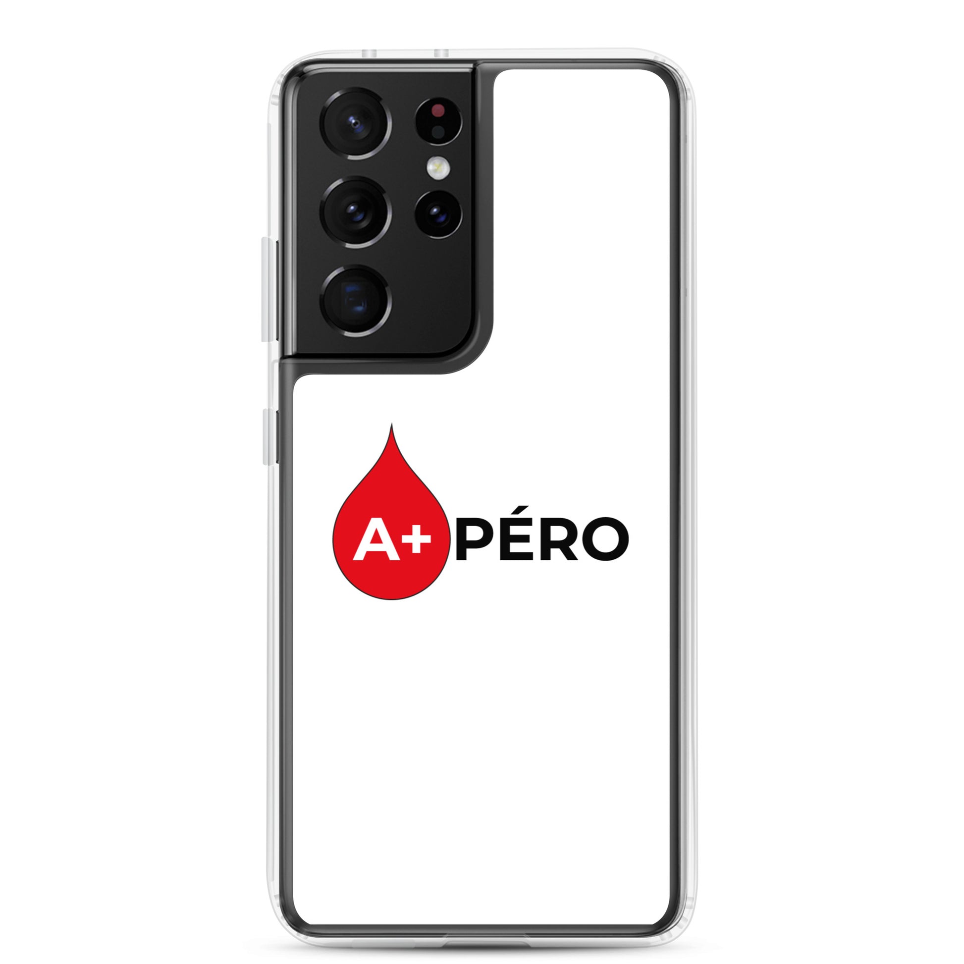 Coque Samsung Apéro groupe sanguin A+ Samsung Galaxy S21 Ultra - Sedurro