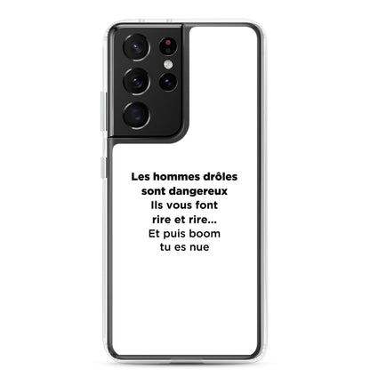 Coque Samsung Les hommes drôles sont dangereux - Sedurro