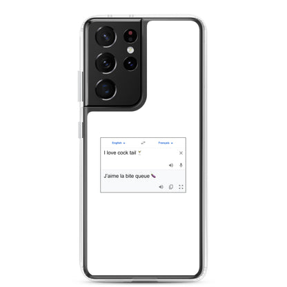Coque Samsung Traduction cocktail - Sedurro