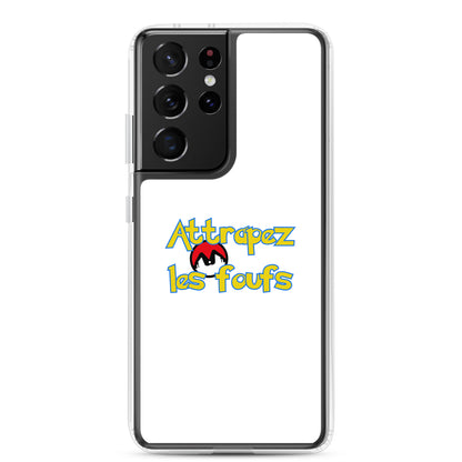 Coque Samsung Attrapez les foufs Pokeboule - Sedurro