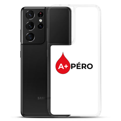 Coque Samsung Apéro groupe sanguin A+ - Sedurro