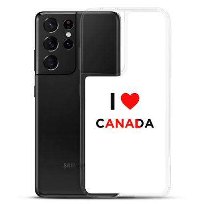 Coque Samsung I love Canada anal - Sedurro