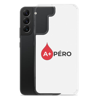 Coque Samsung Apéro groupe sanguin A+ - Sedurro