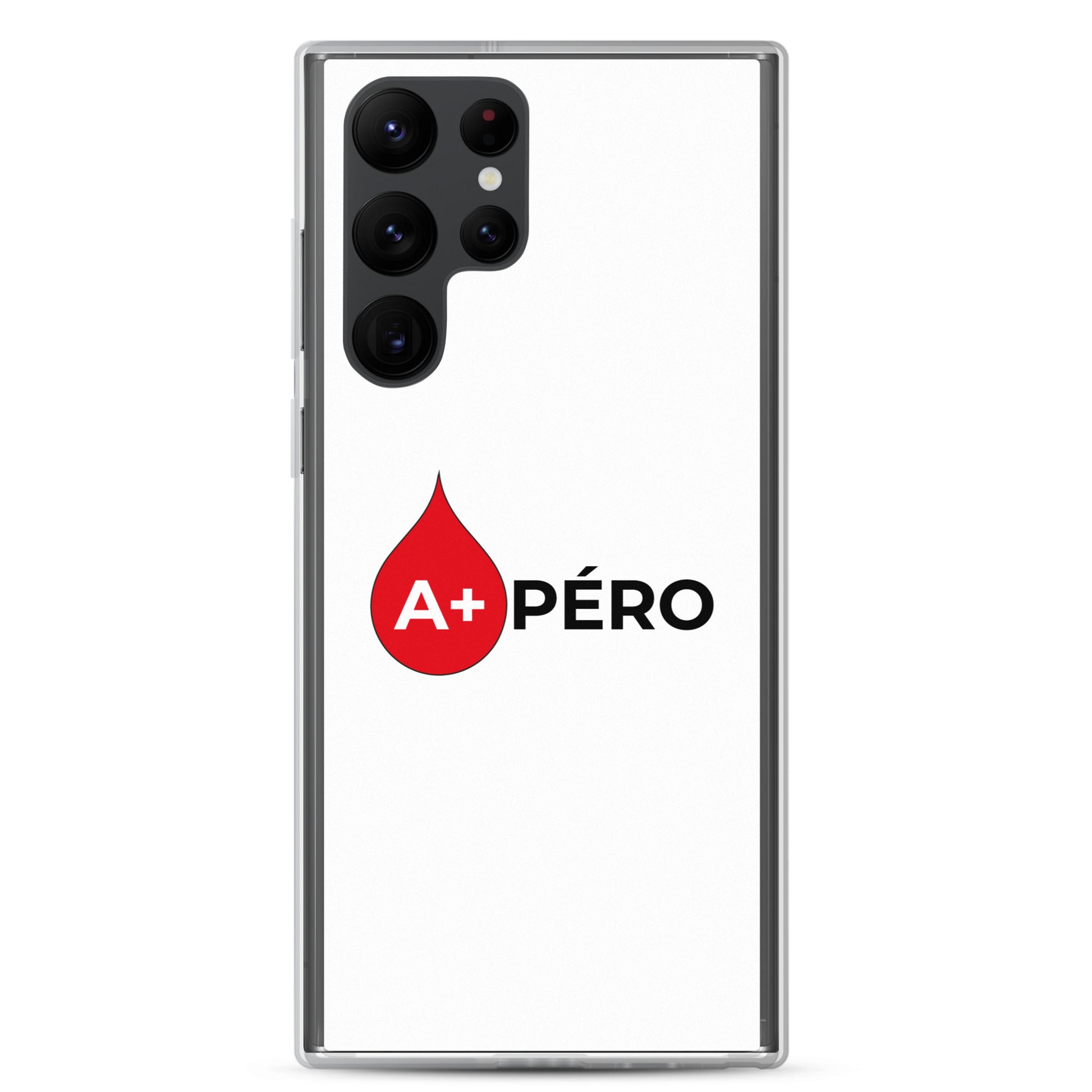 Coque Samsung Apéro groupe sanguin A+ Samsung Galaxy S22 Ultra - Sedurro