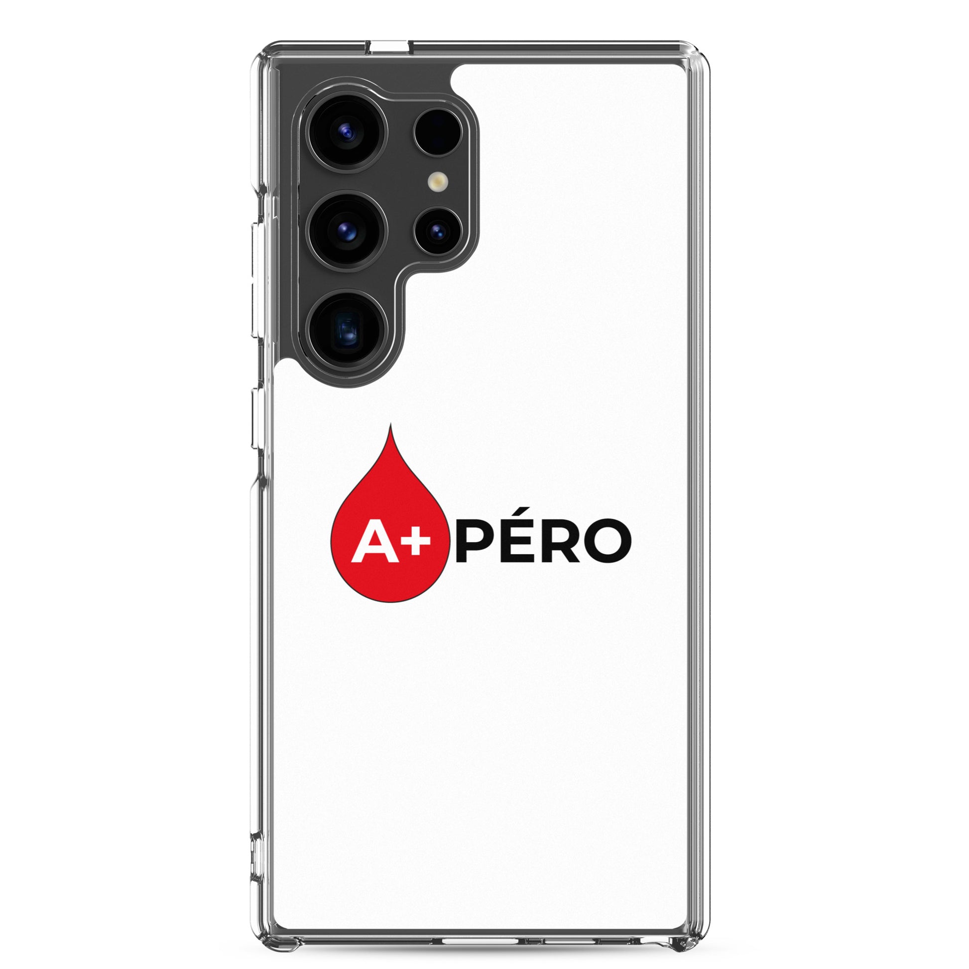 Coque Samsung Apéro groupe sanguin A+ Samsung Galaxy S24 Ultra - Sedurro