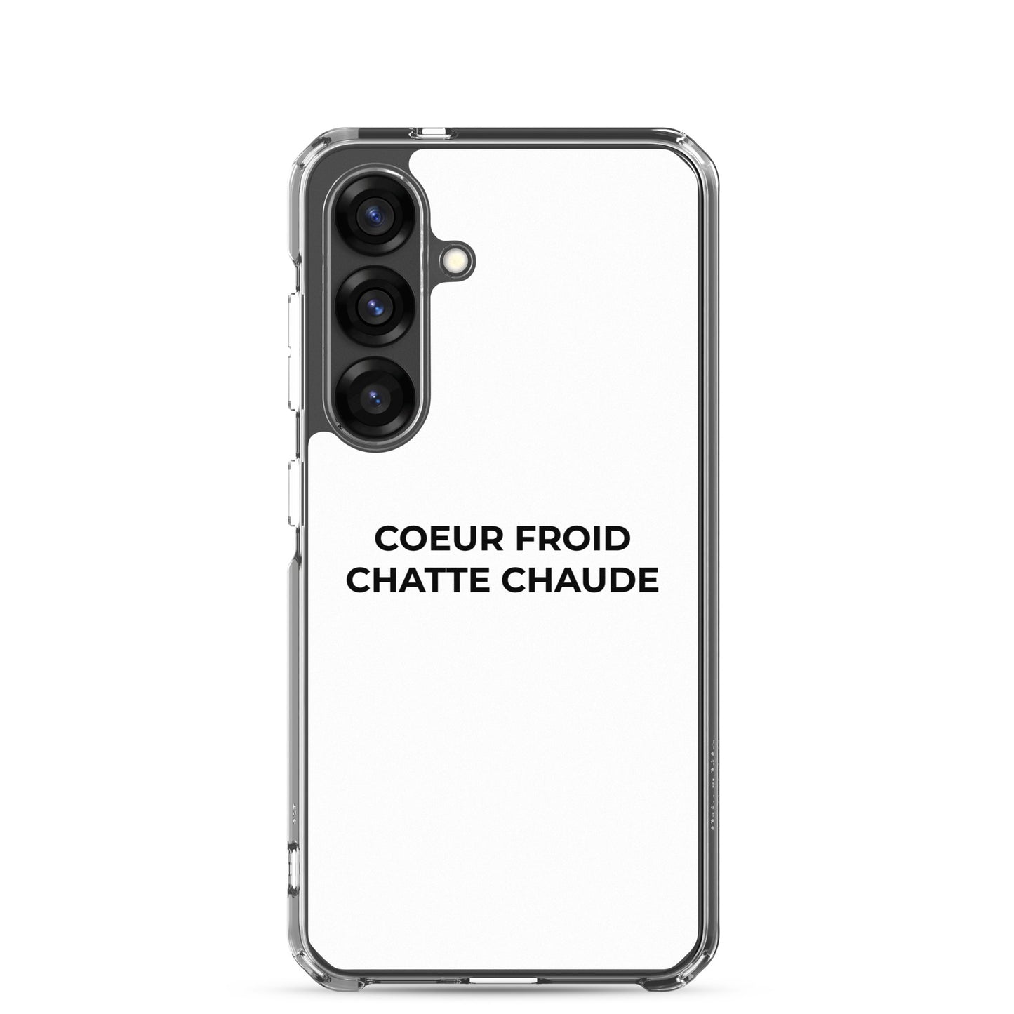 Coque Samsung Cœur froid chatte chaude - Sedurro