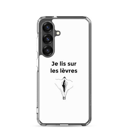 Coque Samsung Je lis sur les lèvres - Sedurro