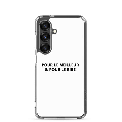 Coque Samsung Pour le meilleur et pour le rire - Sedurro