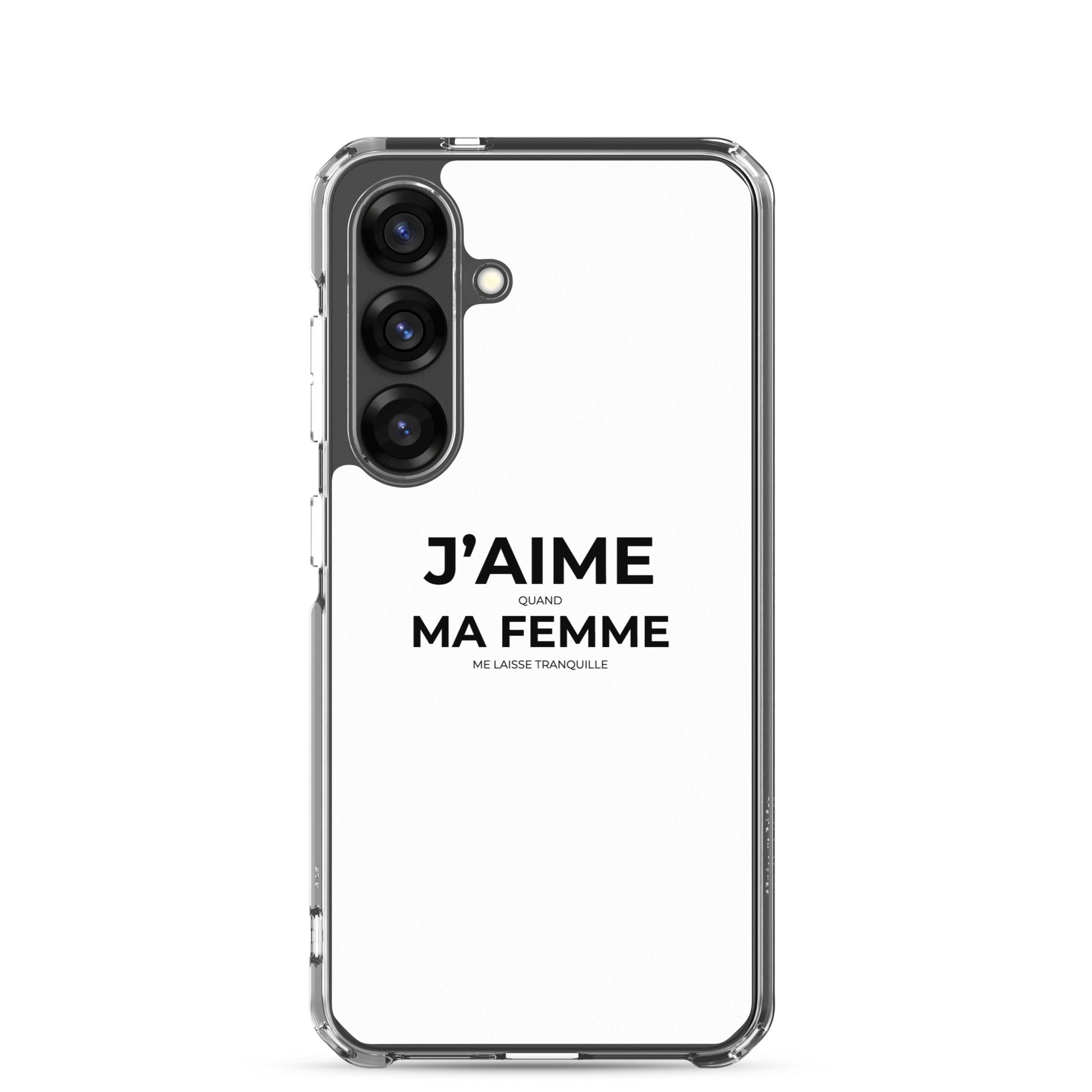 Coque Samsung J'aime quand ma femme me laisse tranquille - Sedurro