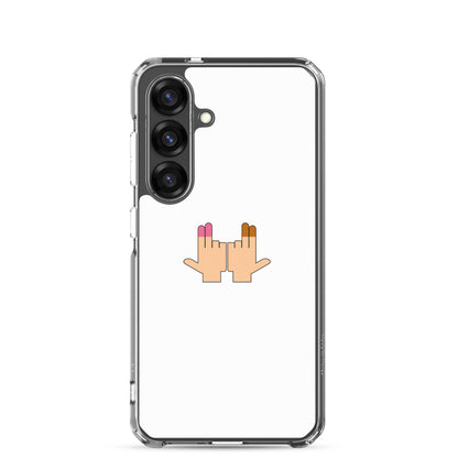 Coque Samsung DP Double péné signe du J seul - Sedurro