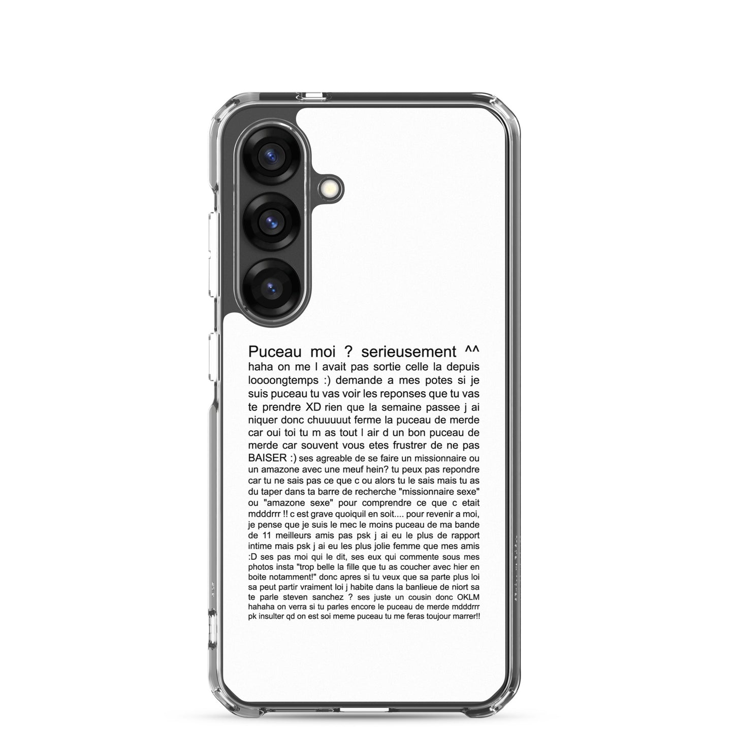 Coque Samsung Puceau moi on me l'avait pas sorti depuis longtemps - Sedurro