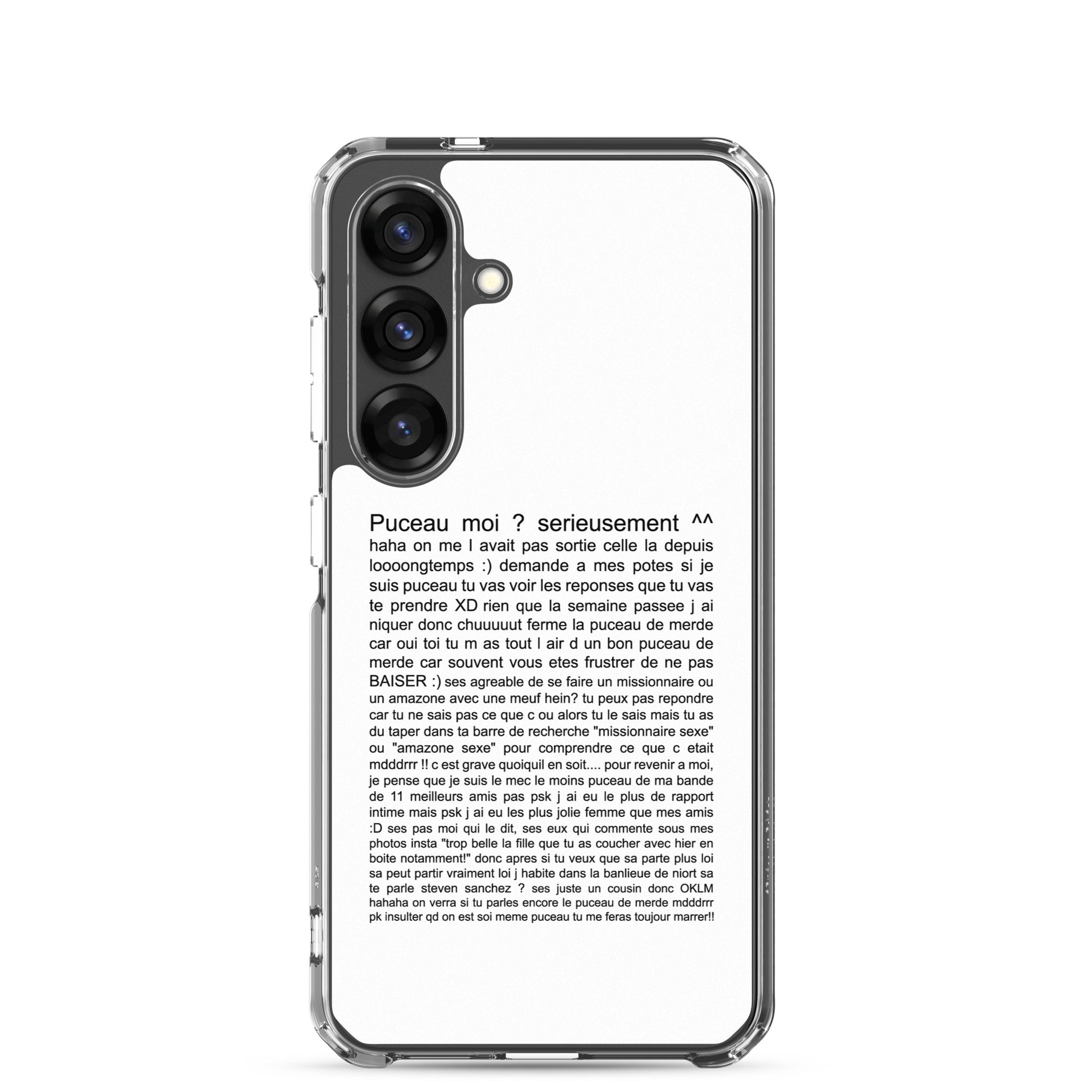 Coque Samsung Puceau moi on me l'avait pas sorti depuis longtemps - Sedurro
