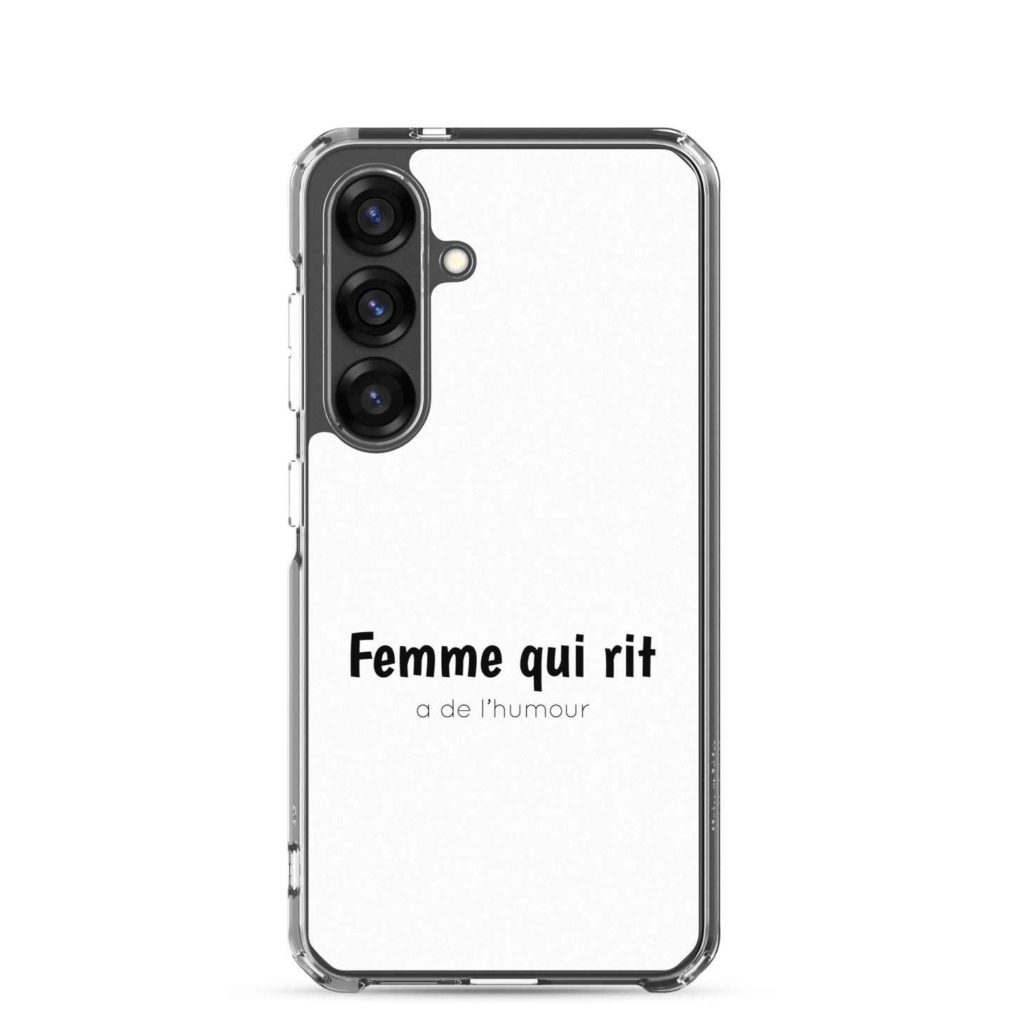 Coque Samsung Femme qui rit a de l'humour - Sedurro