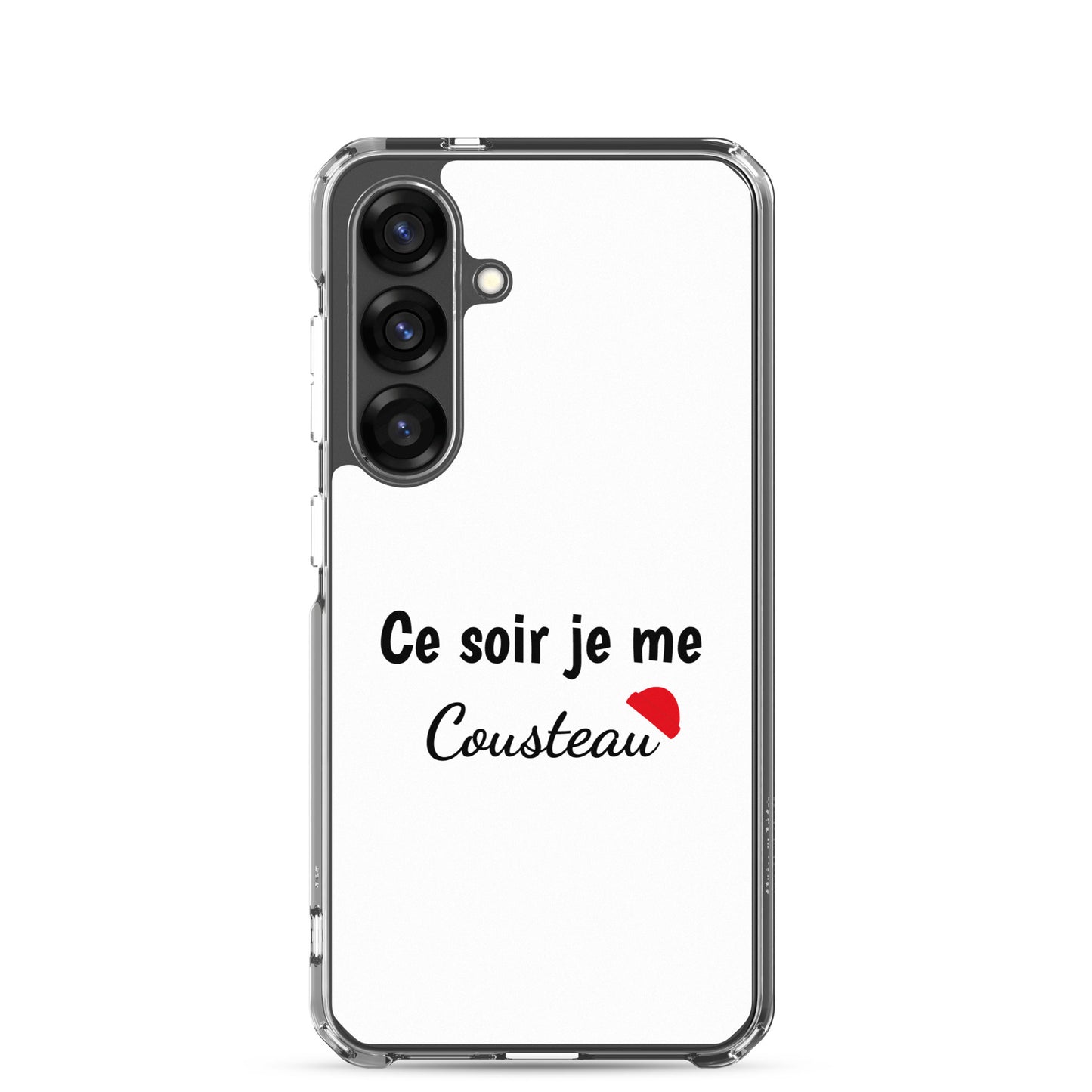 Coque Samsung Ce soir je me cousteau - Sedurro